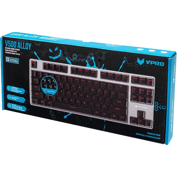 Клавиатура RAPOO V500ALLOY Black