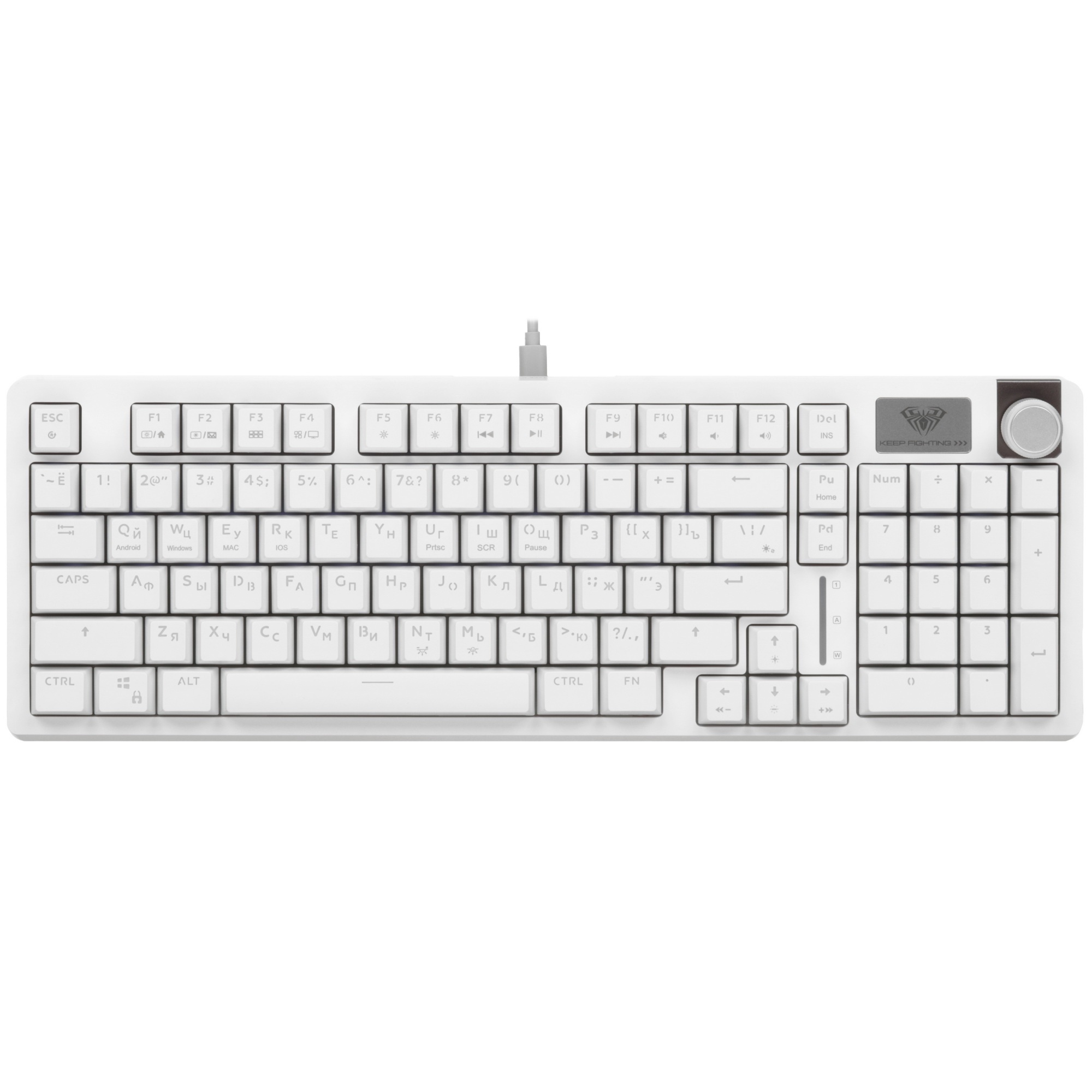 Клавиатура AULA S98 White