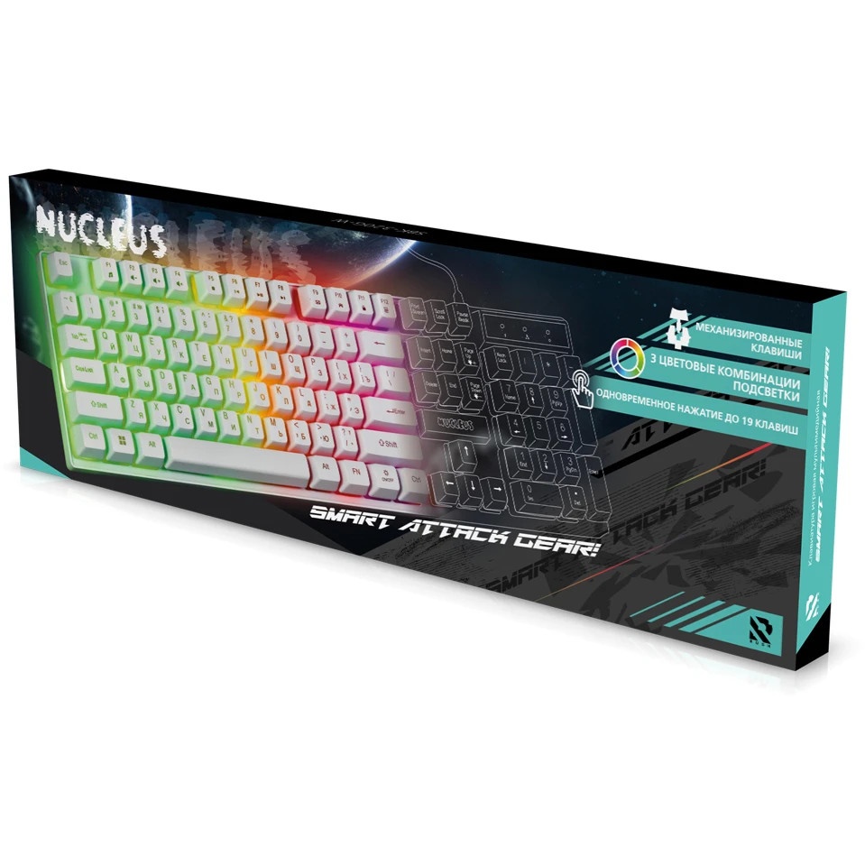 Клавиатура SMARTBUY (SBK-320G-W) RUSH Nucleus USB белый