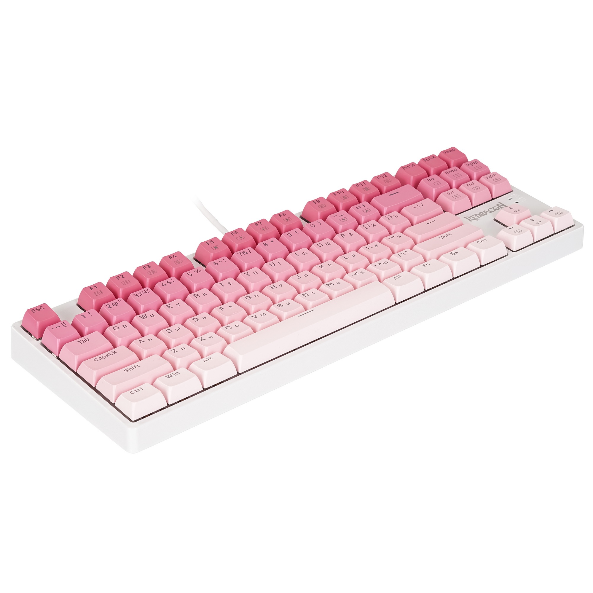 Механическая клавиатура REDRAGON (71485) Cass RU, RGB, синий/белый