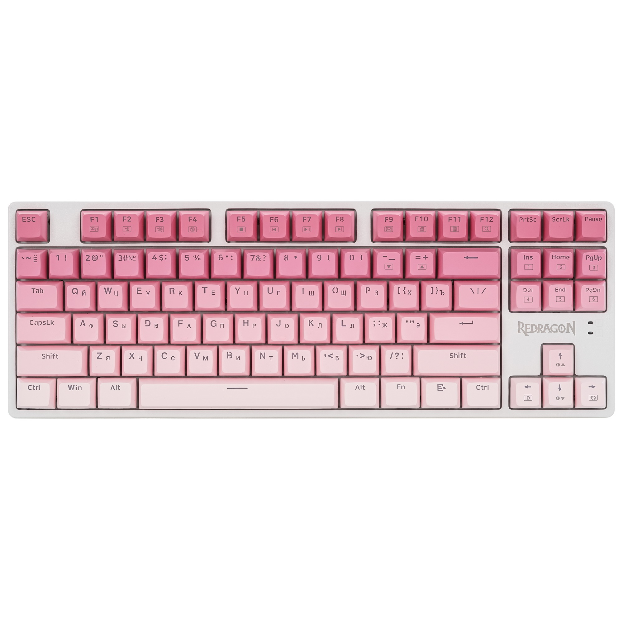 Механическая клавиатура REDRAGON (71485) Cass RU, RGB, синий/белый