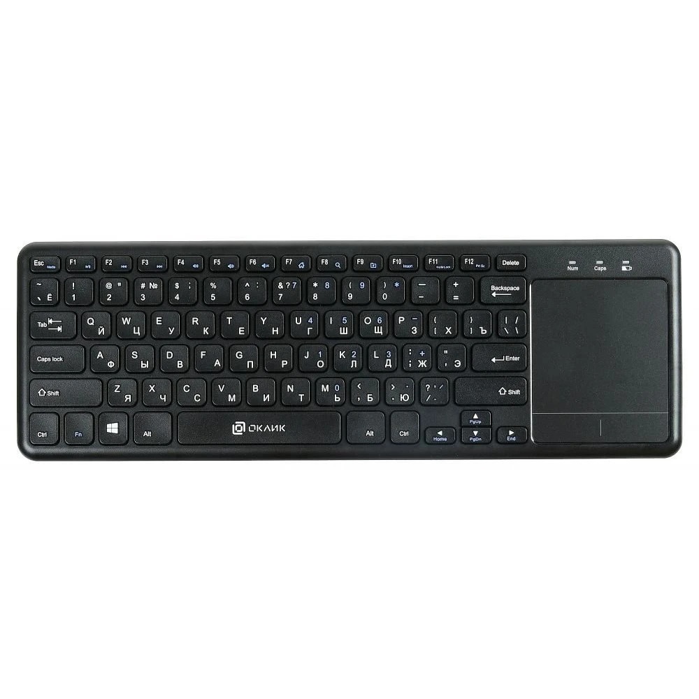 Клавиатура Oklick 830ST беспроводная, USB, Радиоканал, черный