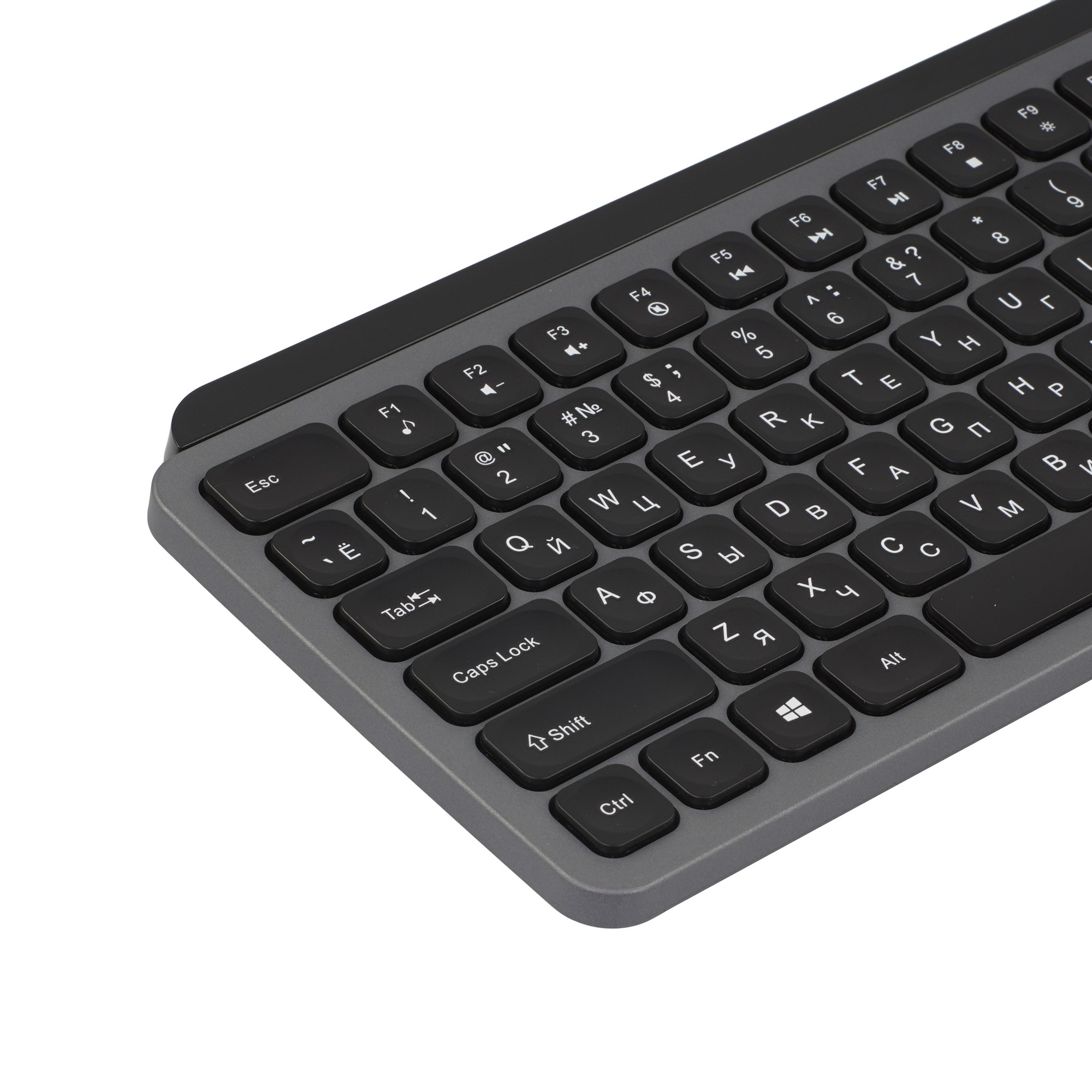 Клавиатура Оклик K859W беспроводная USB серый/черный (2002136)