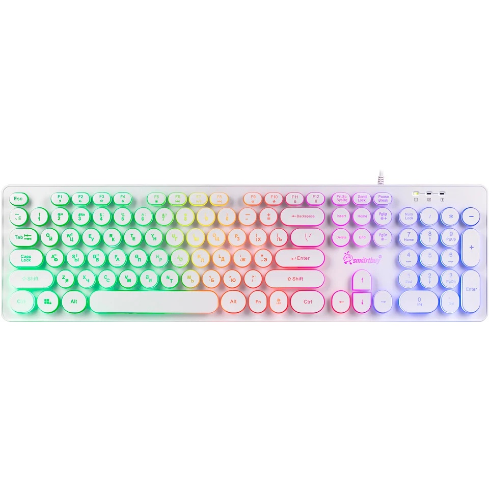 Клавиатура SMARTBUY (SBK-329U-W) ONE 329 USB белый