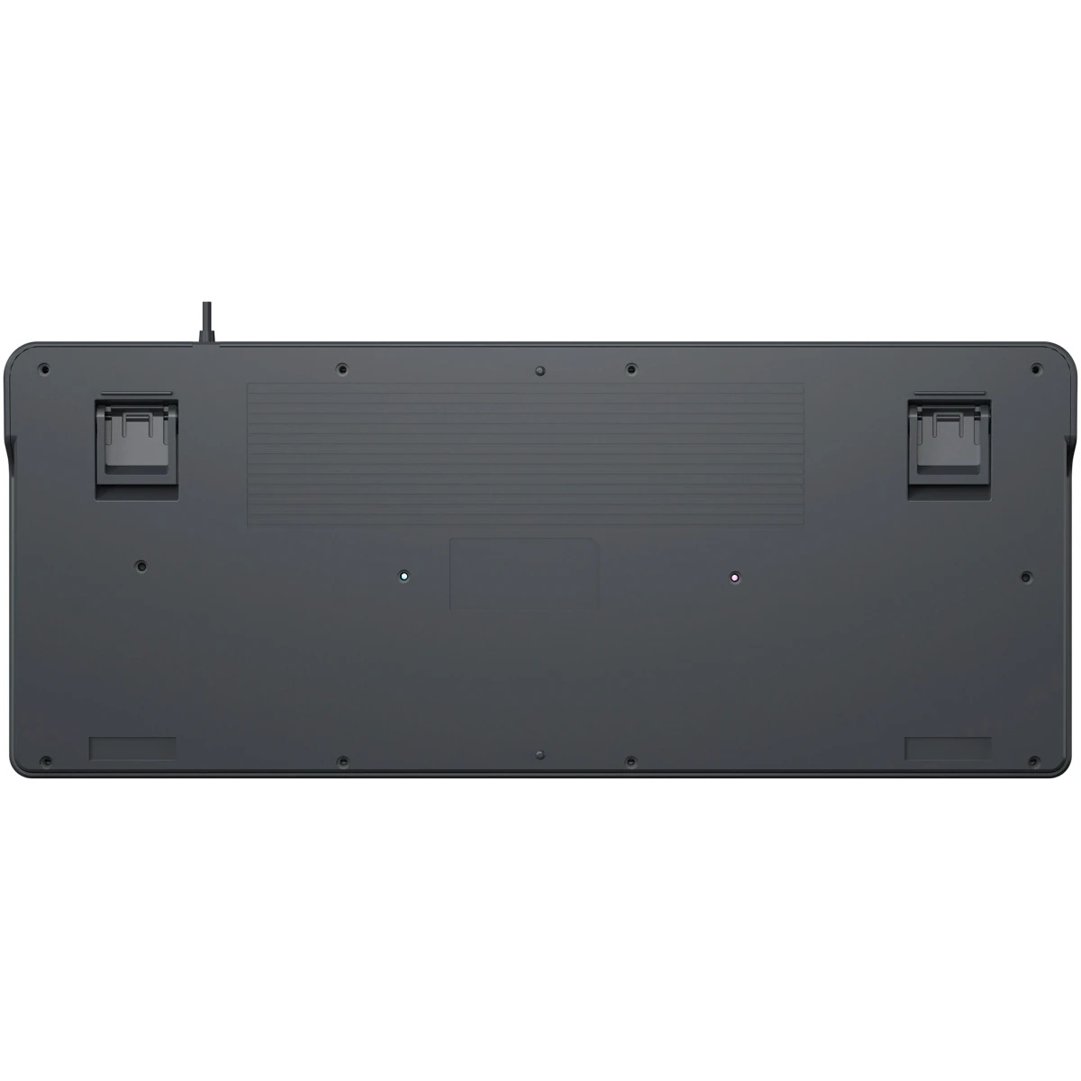 Клавиатура Оклик 711G серый/белый USB Multimedia for gamer LED (1790385) кабель 1.5м