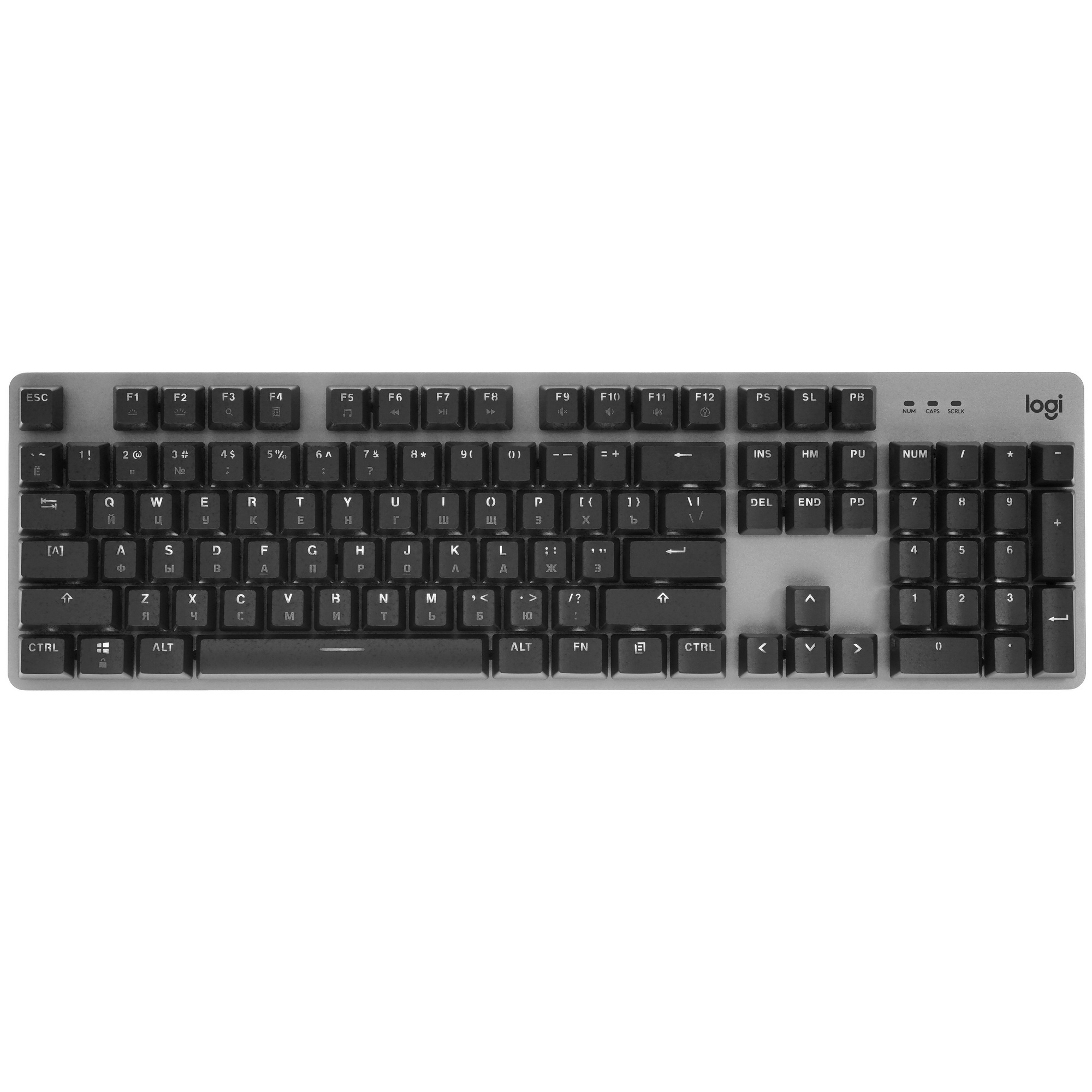 Клавиатура проводная механическая Logitech K845, Red Linear Switch, серый (920-009216)