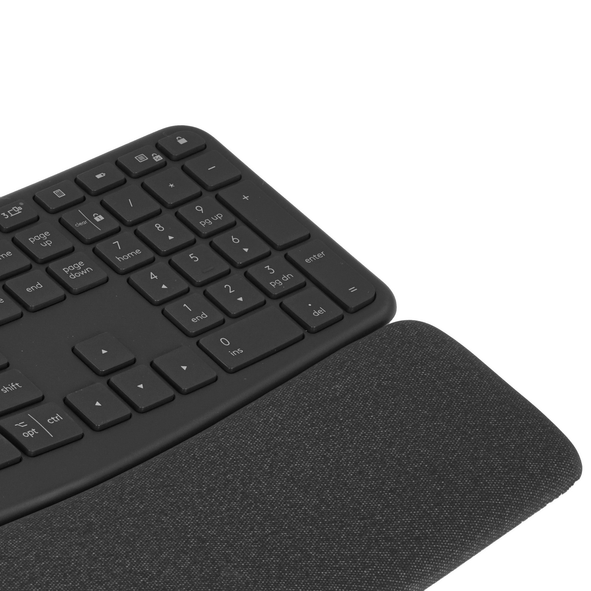 Клавиатура Logitech K860 черный USB беспроводная BT Multimedia Ergo (подставка для запястий) (920-01
