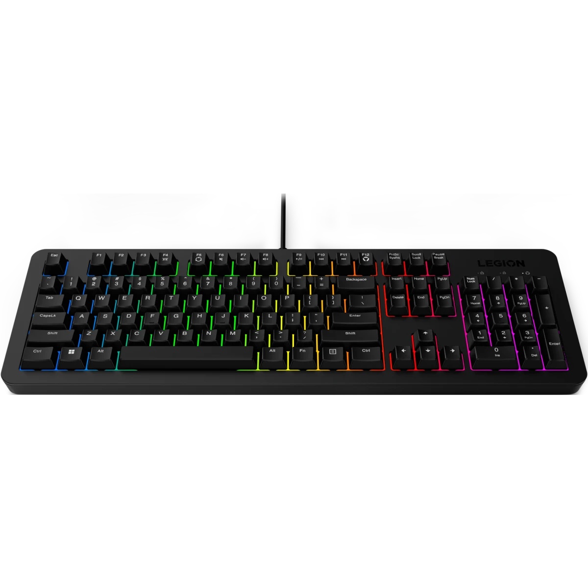 Клавиатура Lenovo Legion K310 RGB черный USB Multimedia for gamer LED (GY41N91872)