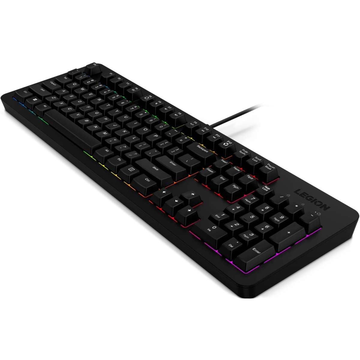 Клавиатура Lenovo Legion K310 RGB черный USB Multimedia for gamer LED (GY41N91872)