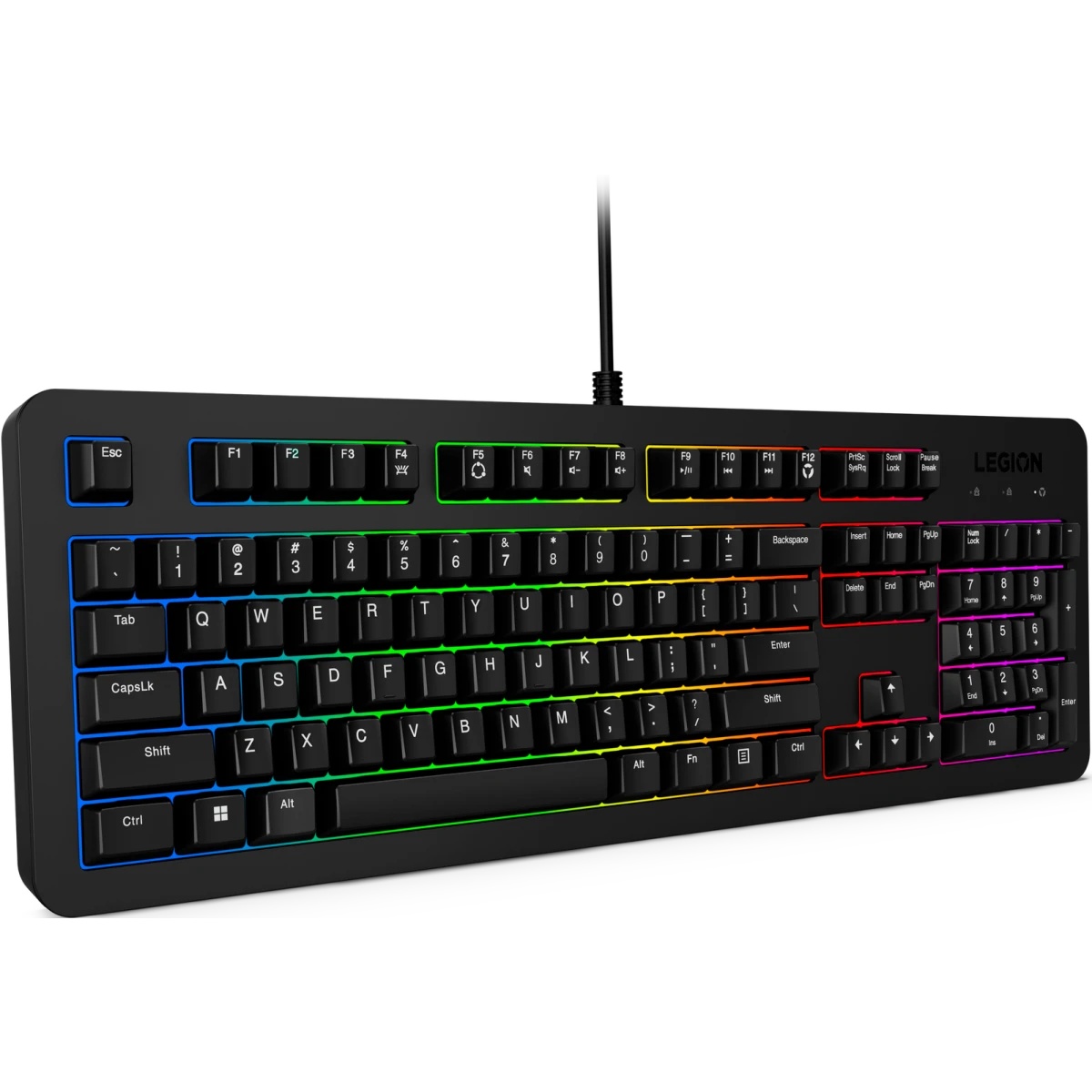 Клавиатура Lenovo Legion K310 RGB черный USB Multimedia for gamer LED (GY41N91872)