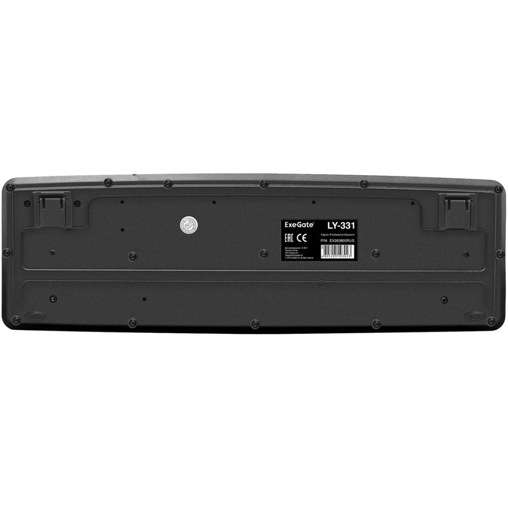 Клавиатура ExeGate Professional Standard LY-331S (USB, полноразмерная, влагозащищенная, 104кл., Ente