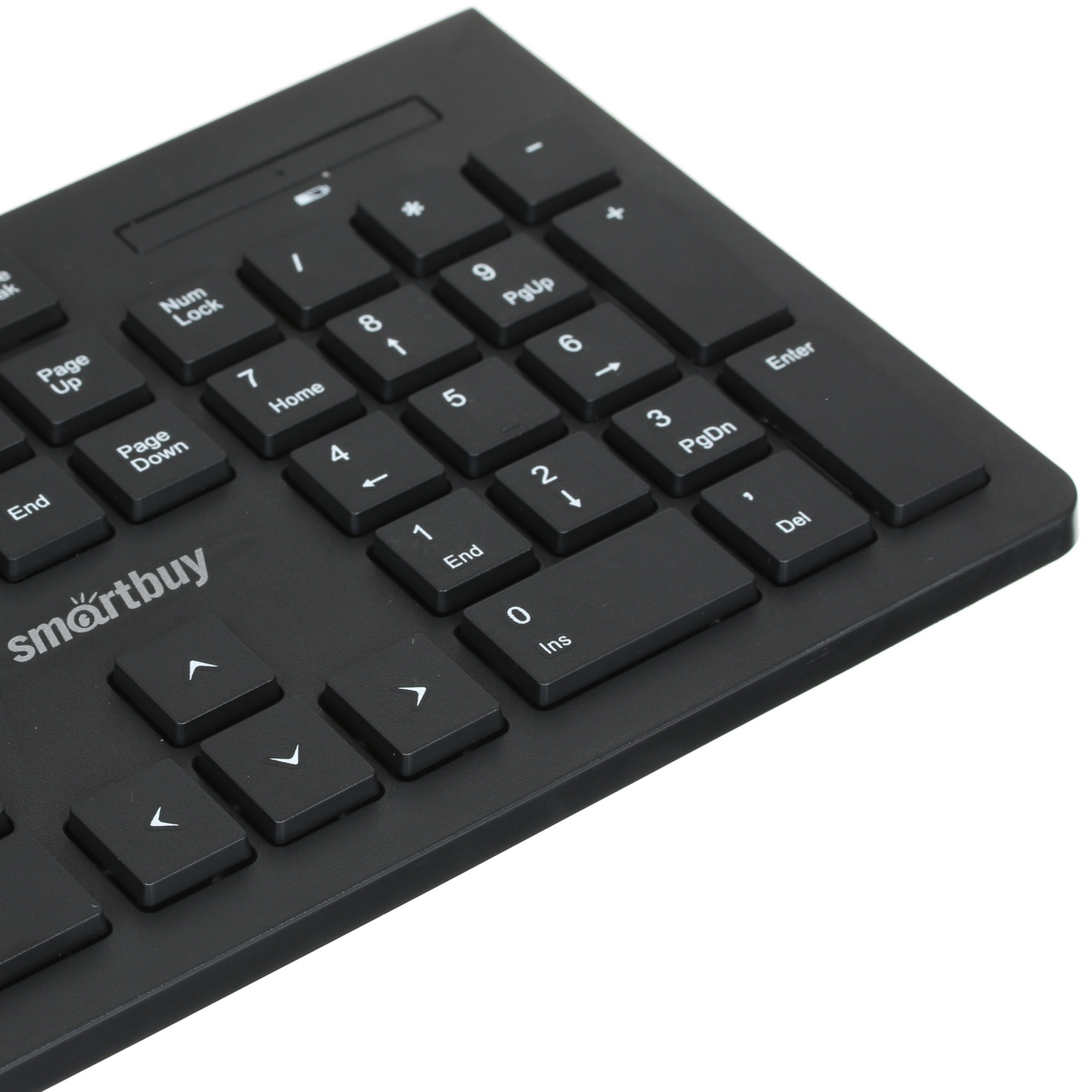 Клавиатура беспроводная мультимедийная Smartbuy 206 черная SBK-206AG-K