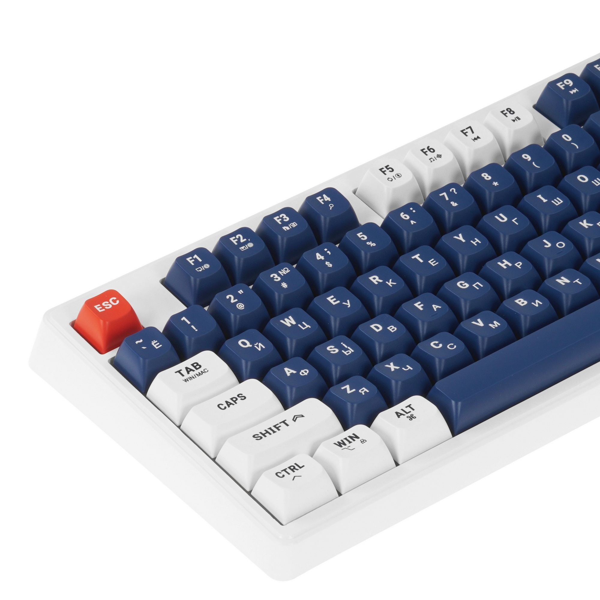Клавиатура DEFENDER (45188) Storm Grip GK-188 RU,белый/синий