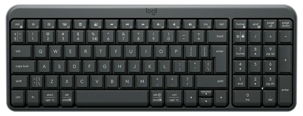 Клавиатура Logitech Keyboard K250 Compact Bluetooth Wireless - GRAPHITE