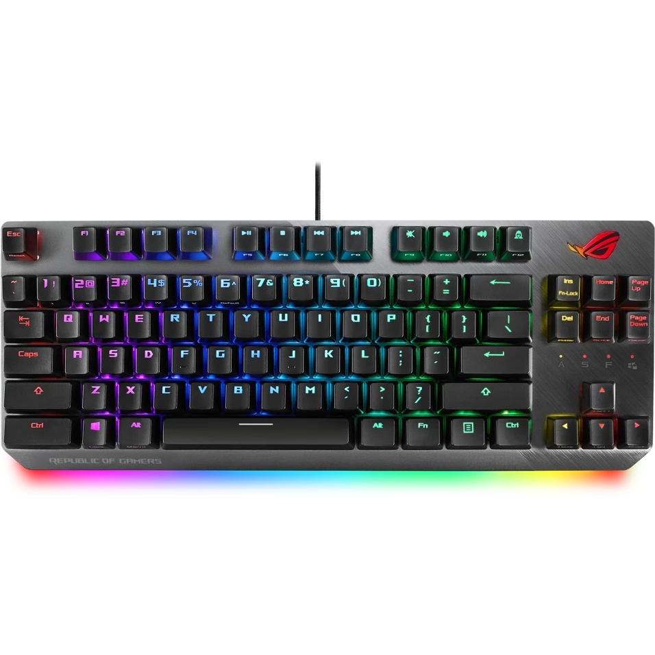 Клавиатура проводная Asus X801 STRIX SCOPE NX TKL D/NXRD/RU / KB,ROG NX MECHANICAL (90MP00N6-BKRA00)