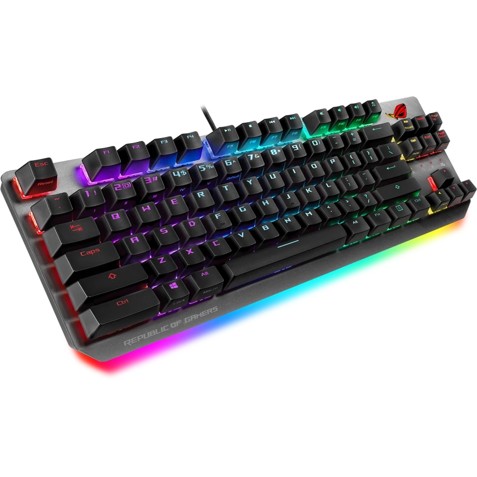 Клавиатура проводная Asus X801 STRIX SCOPE NX TKL D/NXRD/RU / KB,ROG NX MECHANICAL (90MP00N6-BKRA00)