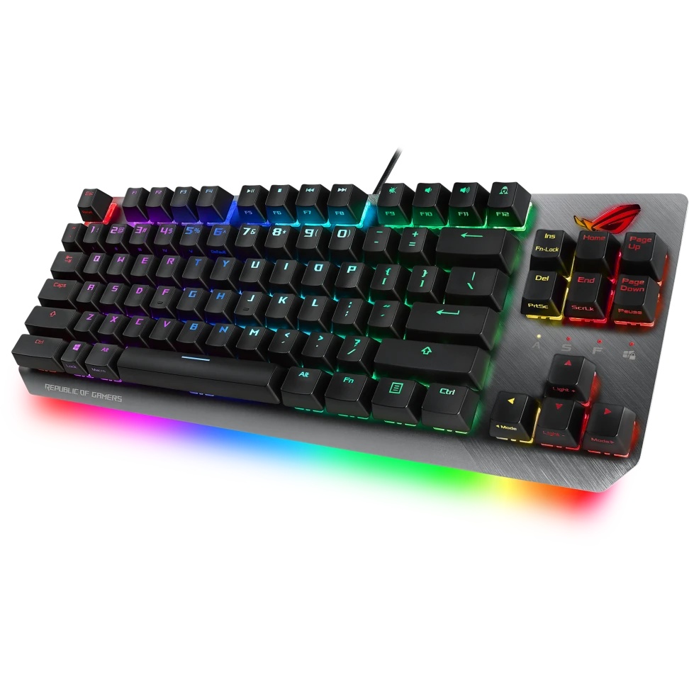 Клавиатура проводная Asus X801 STRIX SCOPE NX TKL D/NXRD/RU / KB,ROG NX MECHANICAL (90MP00N6-BKRA00)