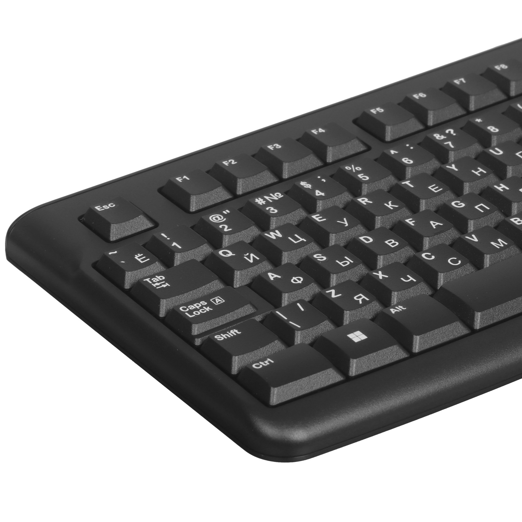 Клавиатура проводная Logitech K120 for business, USB черный (неоригинальная гравировка)