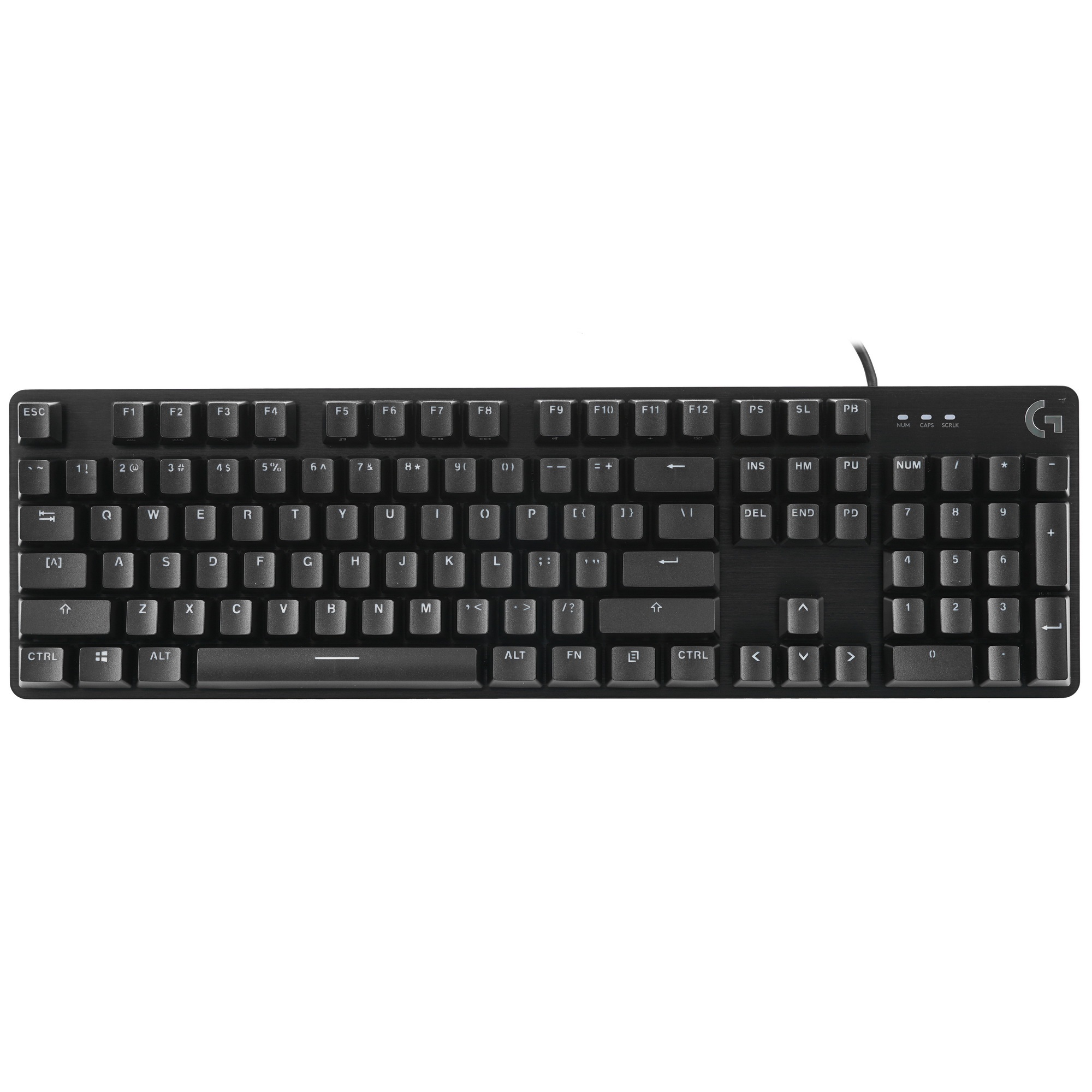 Клавиатура Logitech G412 SE механическая черный USB Multimedia for gamer LED (920-010440) кабель 1.8