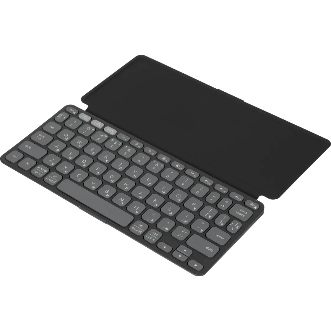 Клавиатура Logitech Keys-To-Go 2 графитовый/черный USB беспроводная BT slim Multimedia для ноутбука