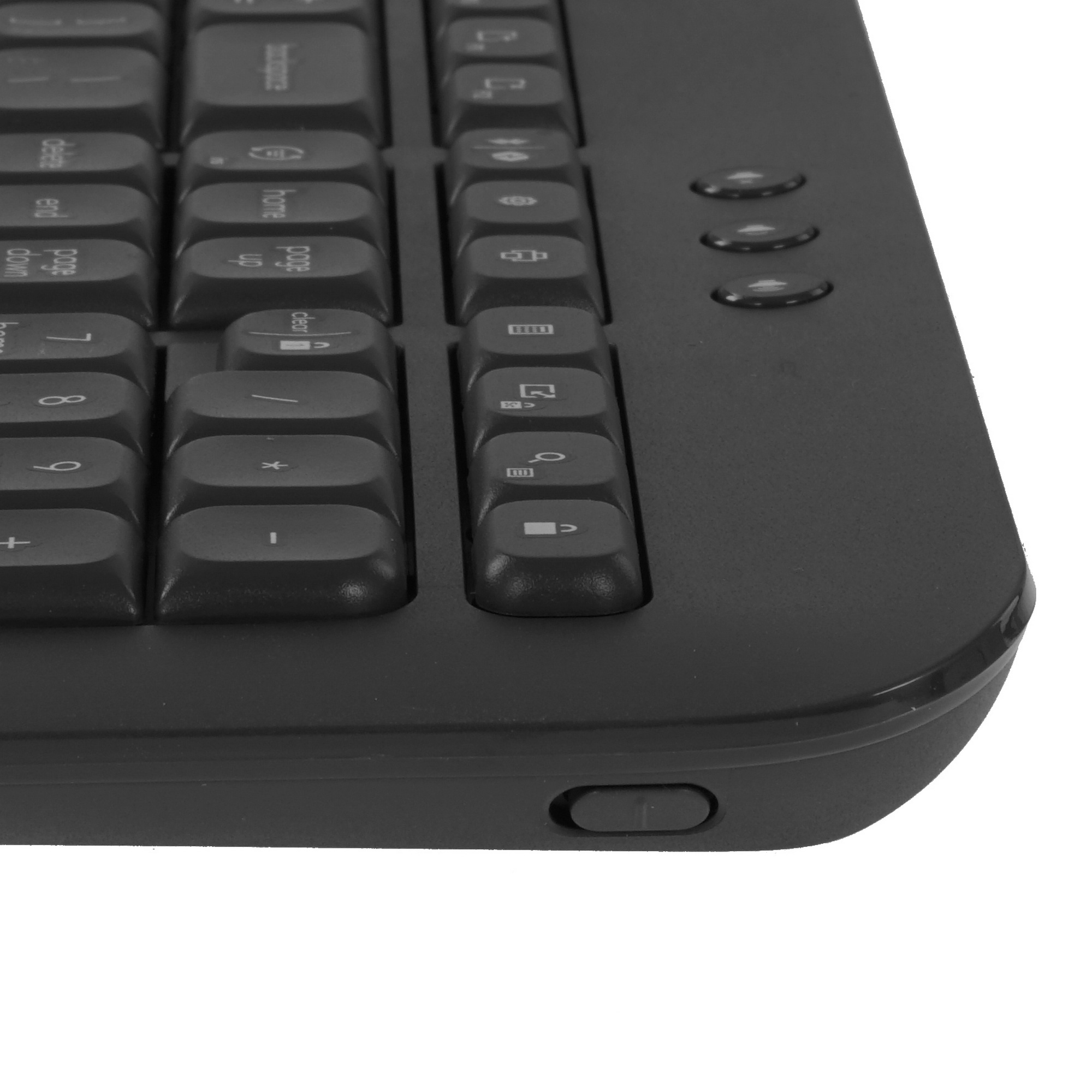 Клавиатура Logitech K650 черный USB беспроводная BT/Radio (подставка для запястий) (920-010954)
