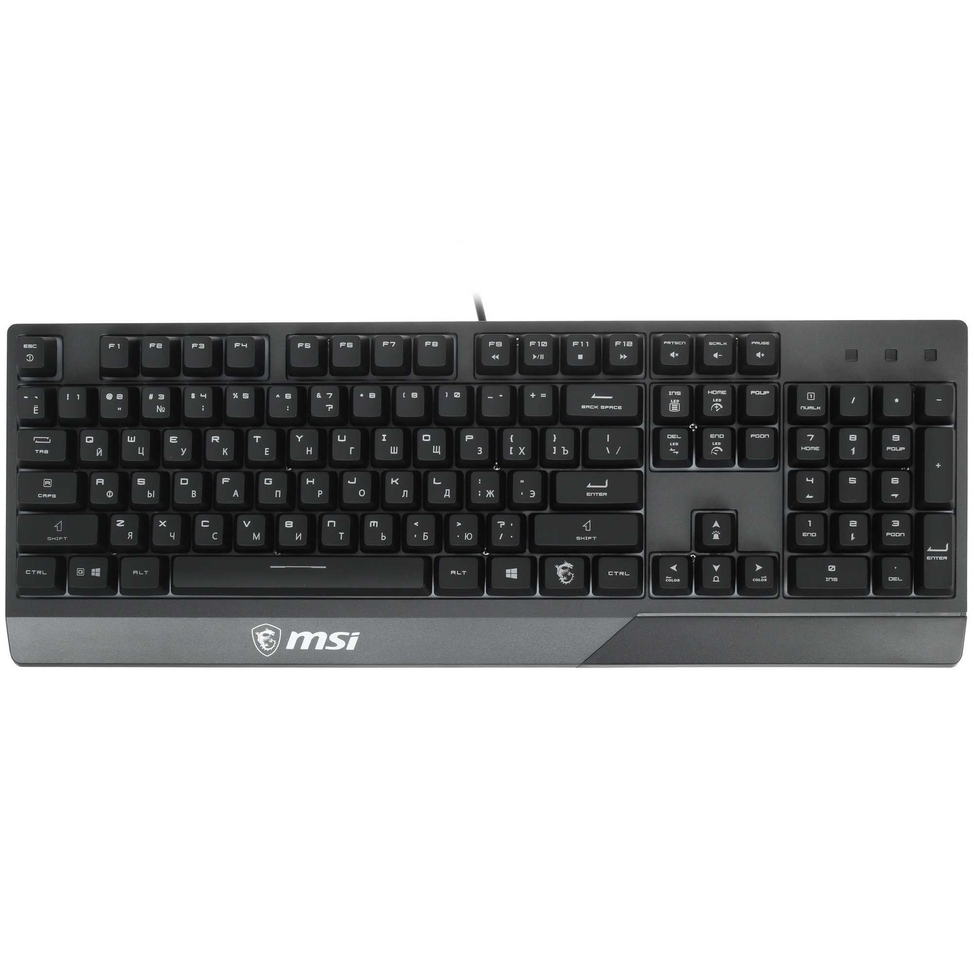 Клавиатура GAMING BLACK RUS VIGOR GK30 RU MSI