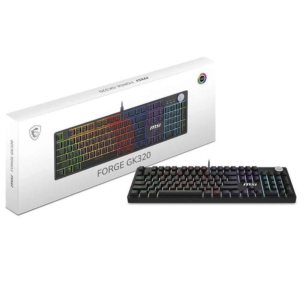 Клавиатура MSI GAMING RU FORGE GK320 RED