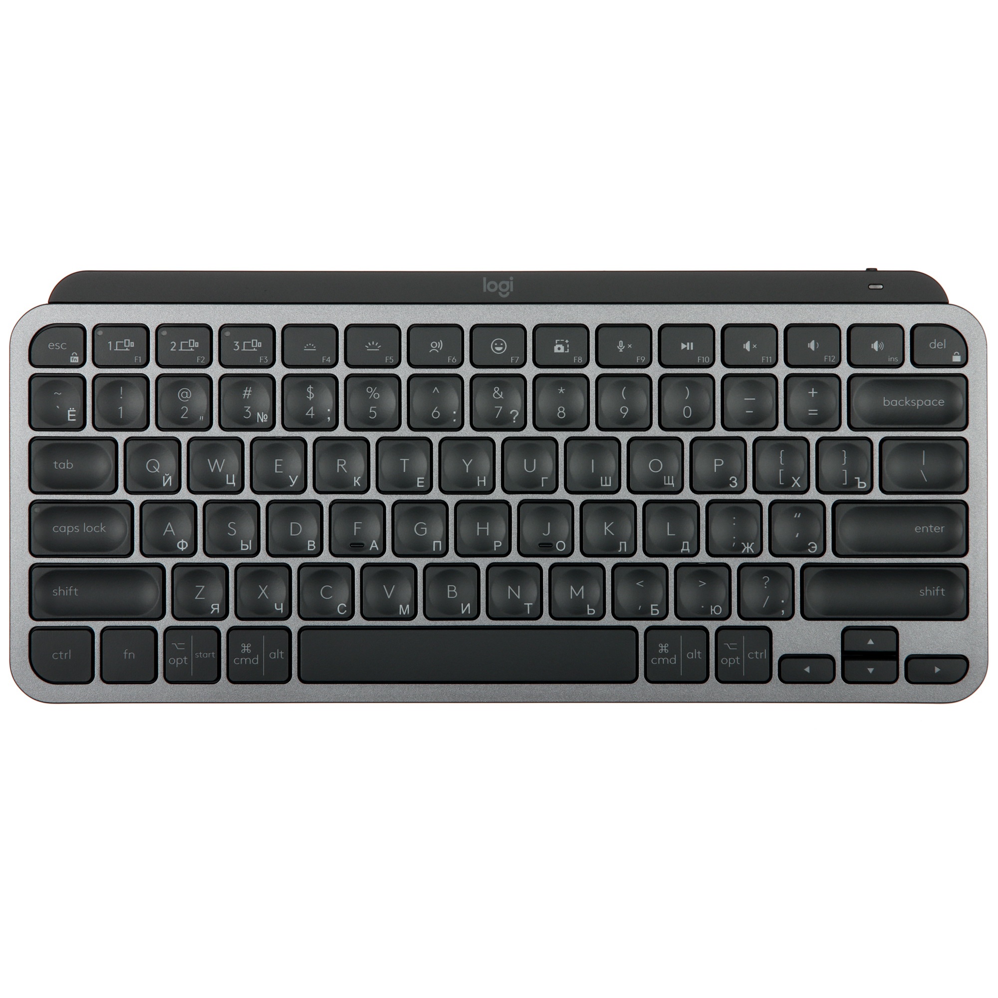 Клавиатура беспроводная Logitech MX Keys Mini, темно-серый (920-010513)