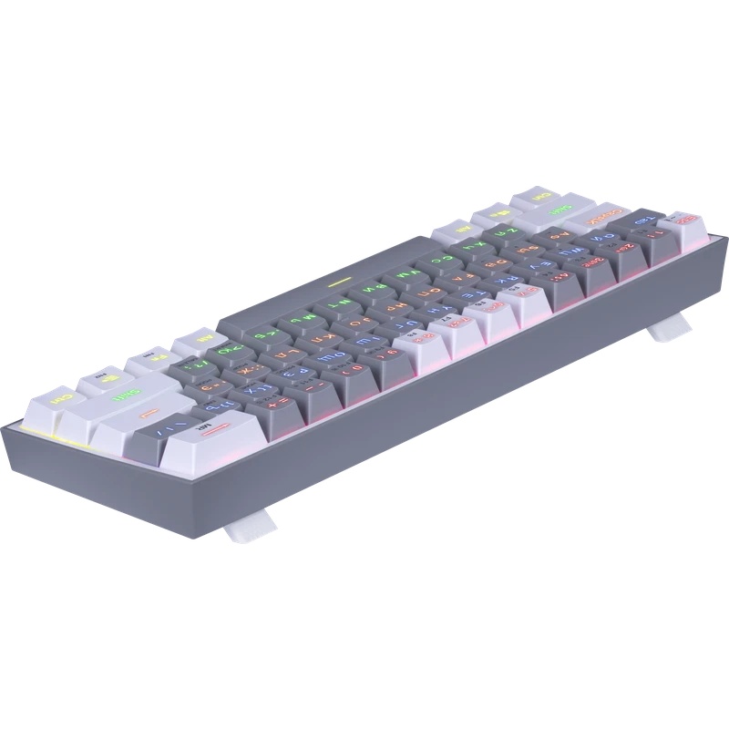 Клавиатура USB FIZZ GREY/WHITE REDRAGON 70675 DEFENDER