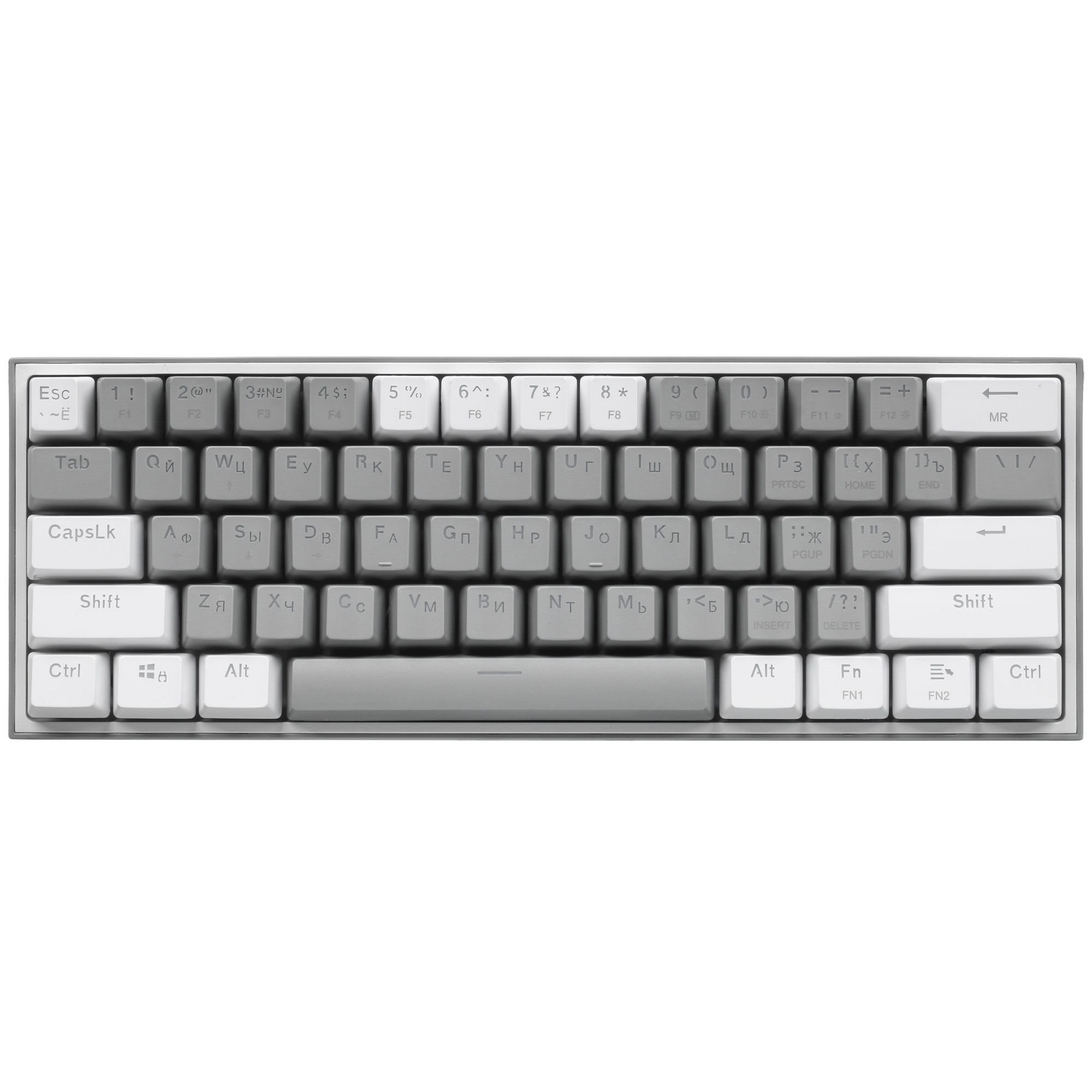 Клавиатура USB FIZZ GREY/WHITE REDRAGON 70675 DEFENDER