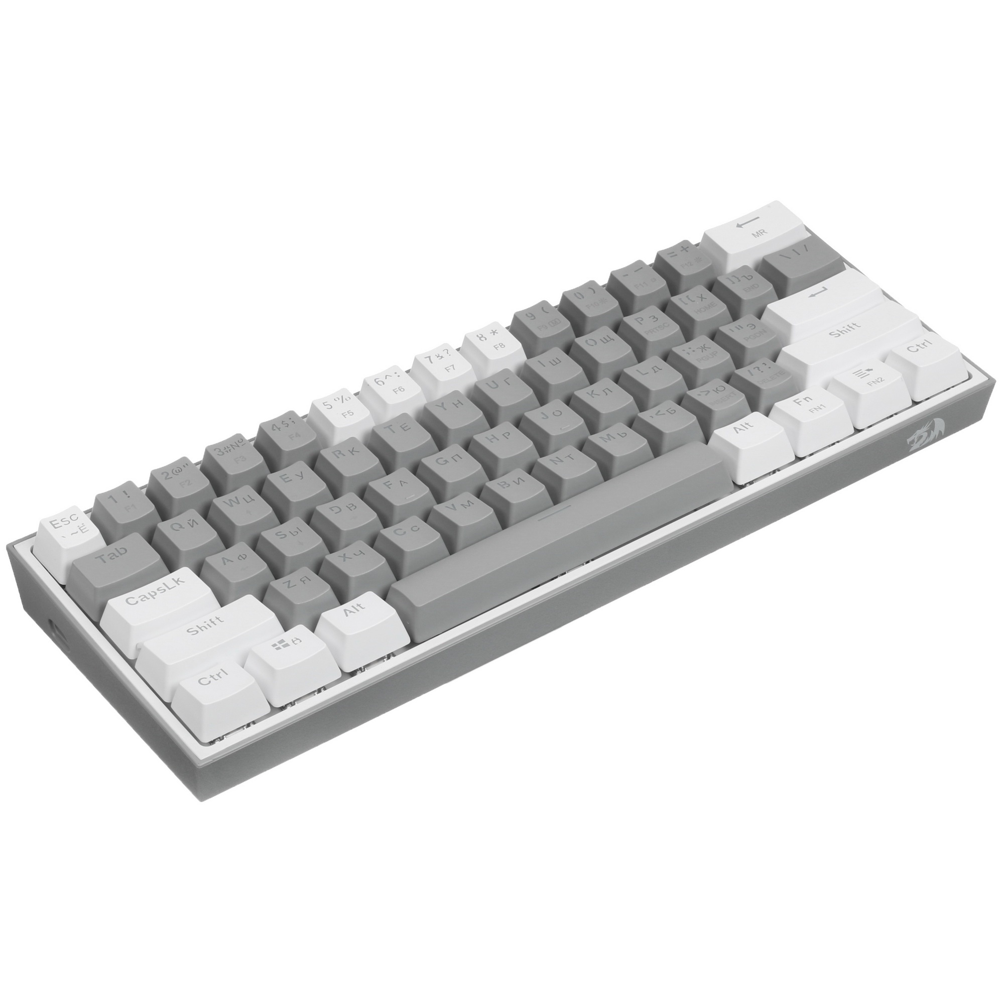 Клавиатура USB FIZZ GREY/WHITE REDRAGON 70675 DEFENDER