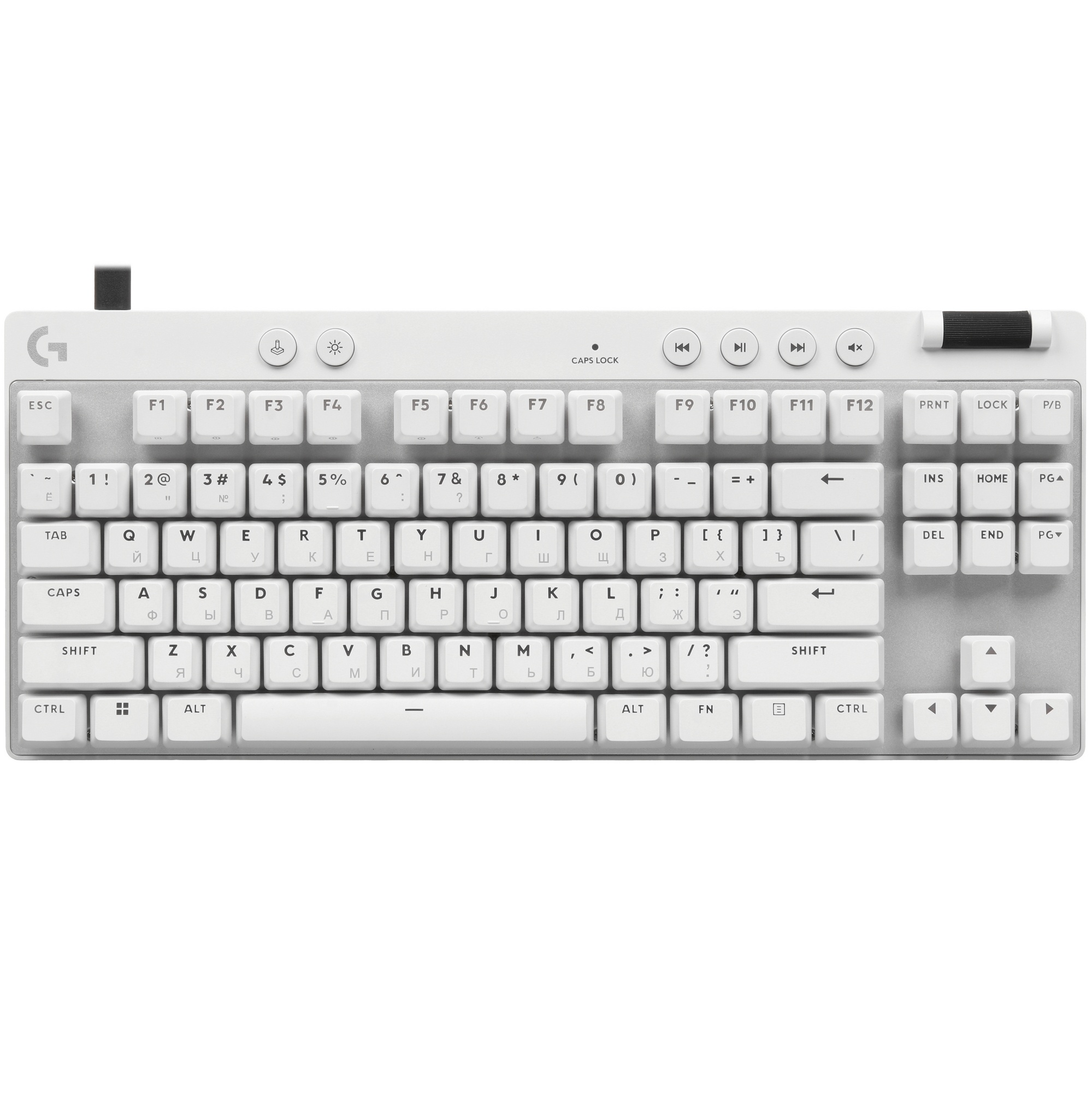 Клавиатура игровая Logitech G PRO X TKL (920-013244) White