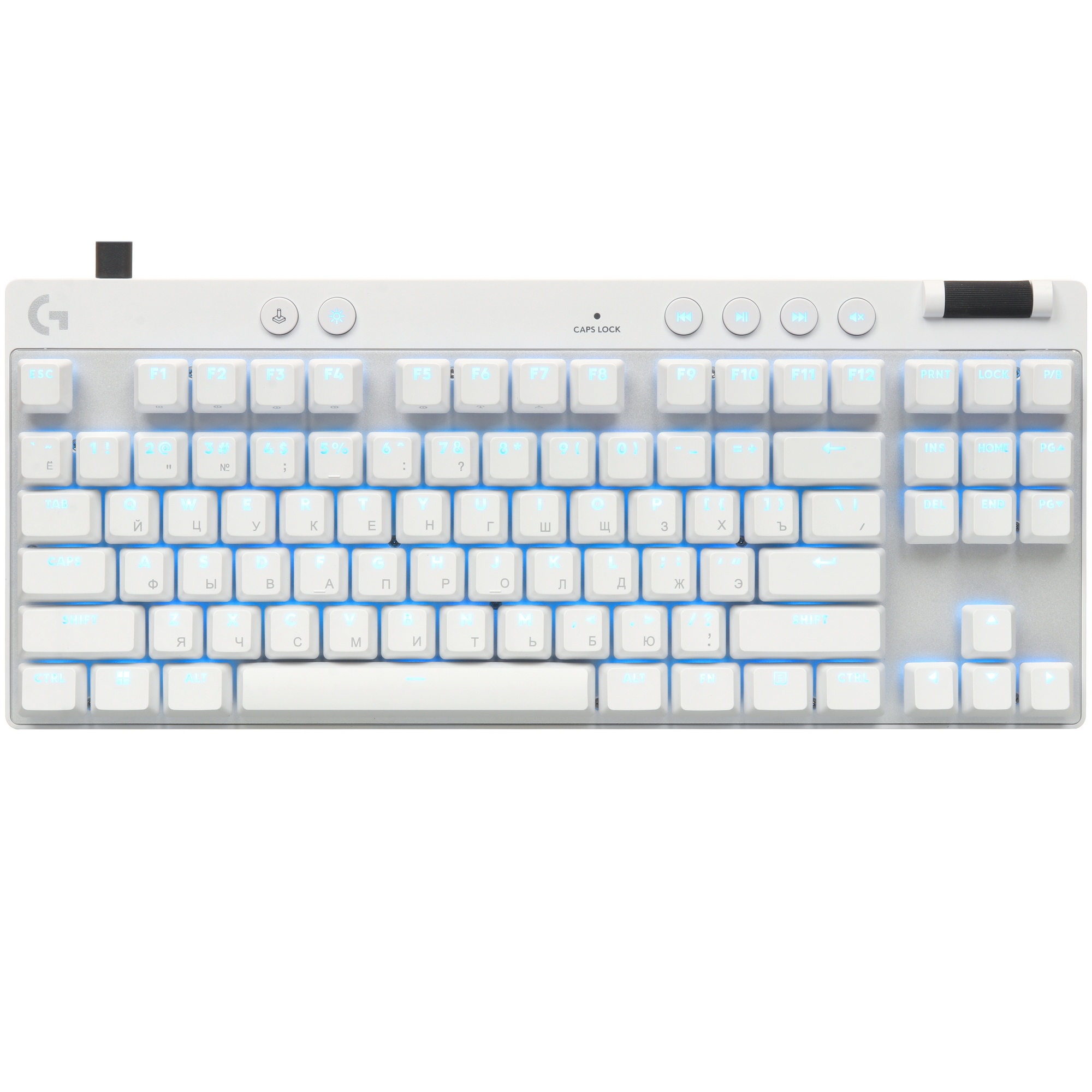 Клавиатура игровая Logitech G PRO X TKL (920-013244) White