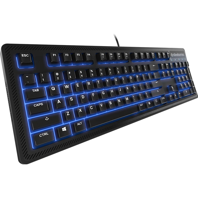 Клавиатура беспроводная Steelseries Apex 100 механическая черный USB BT for gamer LED (SS64435)
