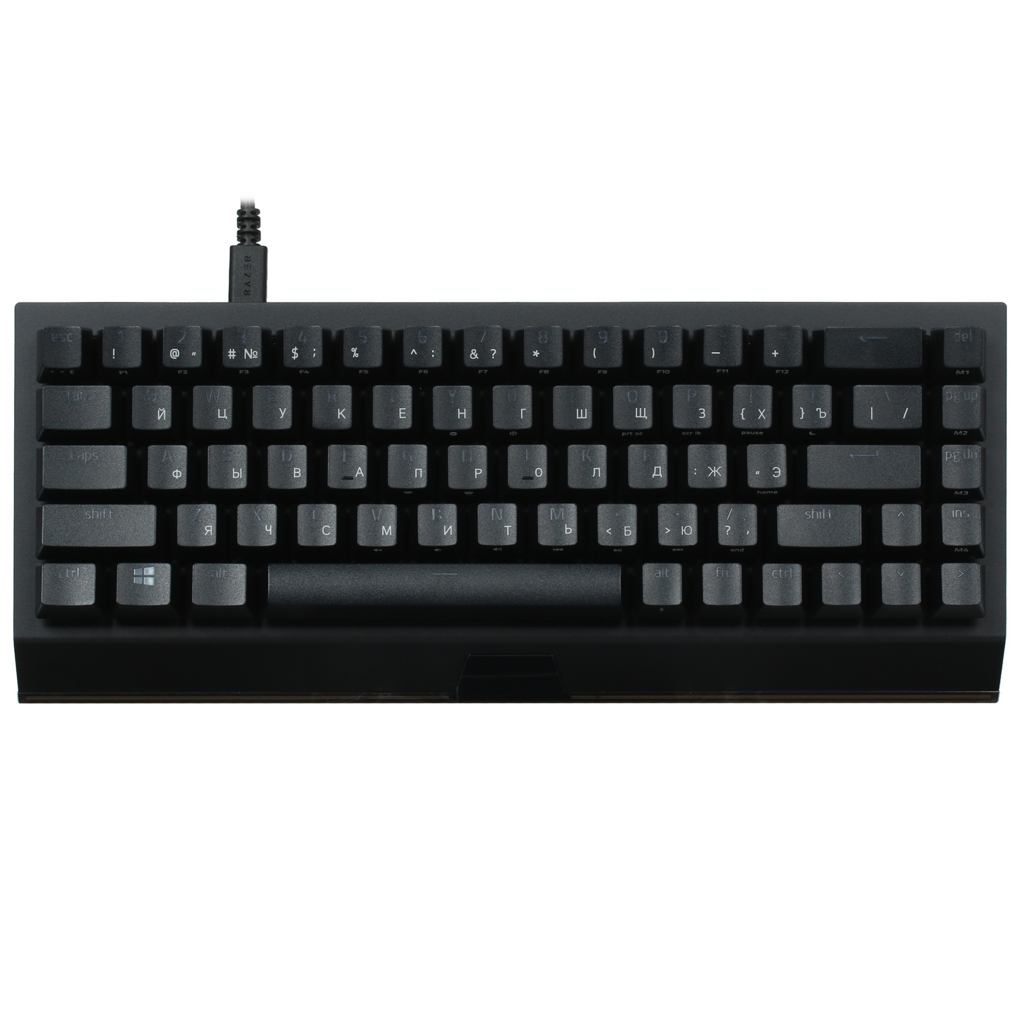 Клавиатура беспроводная игровая Razer BlackWidow V3 Mini HyperSpeed (Green Switch) - Russian Layout