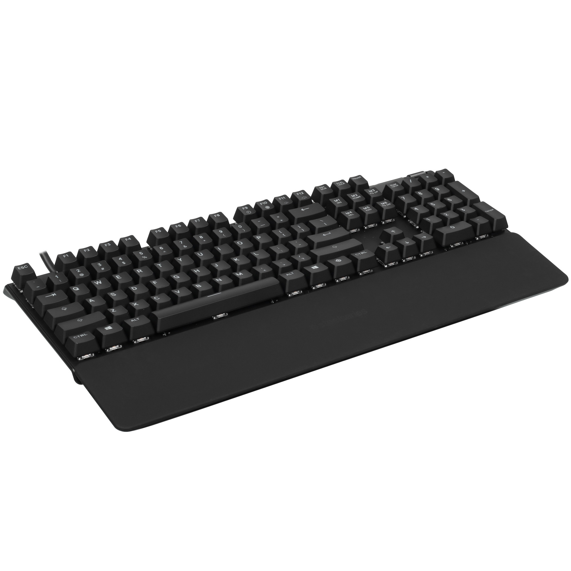 Клавиатура Steelseries Apex 7 Red Switch механическая черный USB Multimedia for gamer LED (подставка