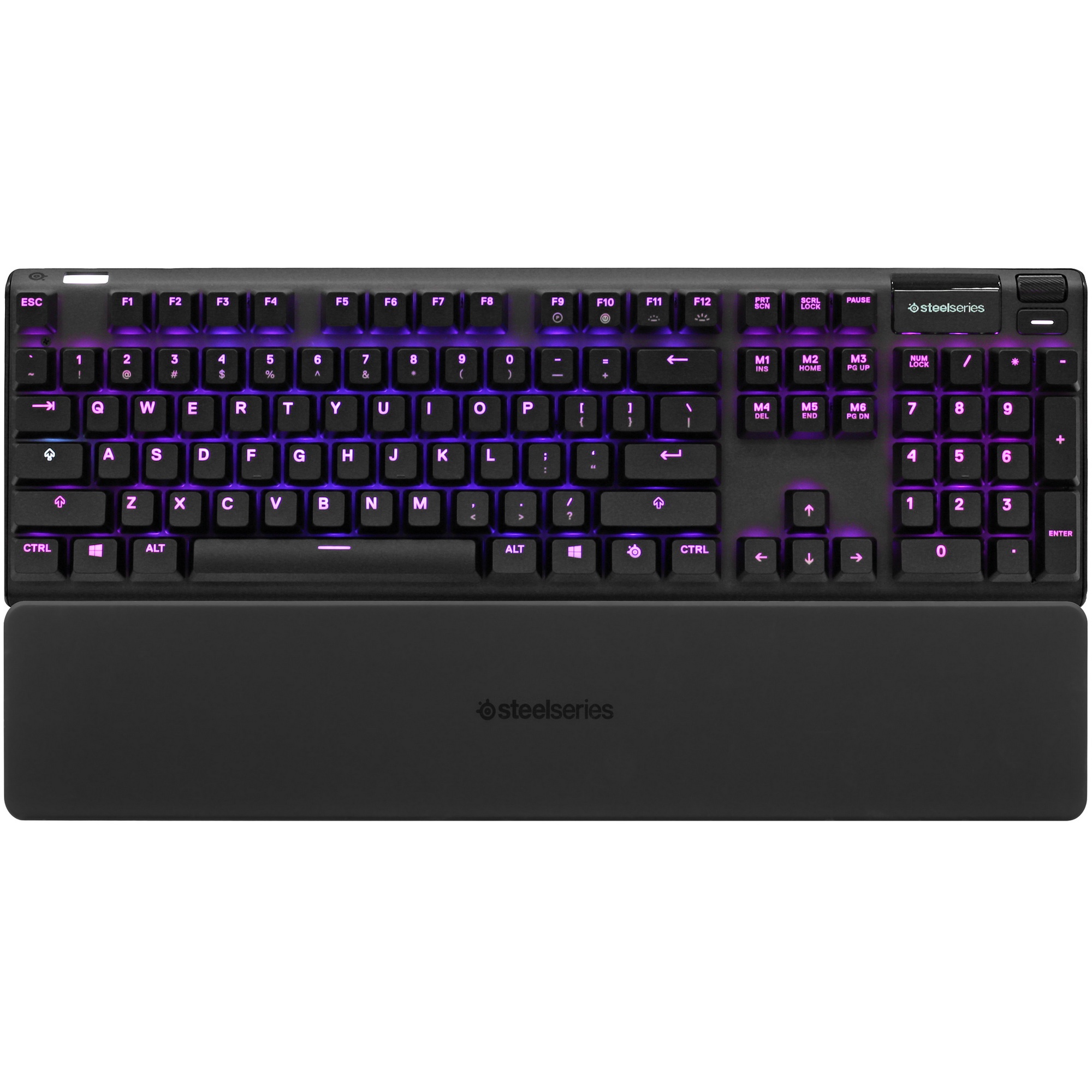 Клавиатура Steelseries Apex 7 Red Switch механическая черный USB Multimedia for gamer LED (подставка