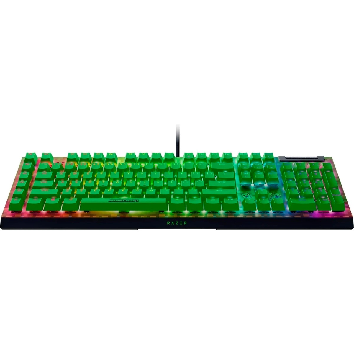 Игровая клавиатура Razer BlackWidow V4 X (Green Switch) - Minecraft Ed. - US Layout/ Razer BlackWido