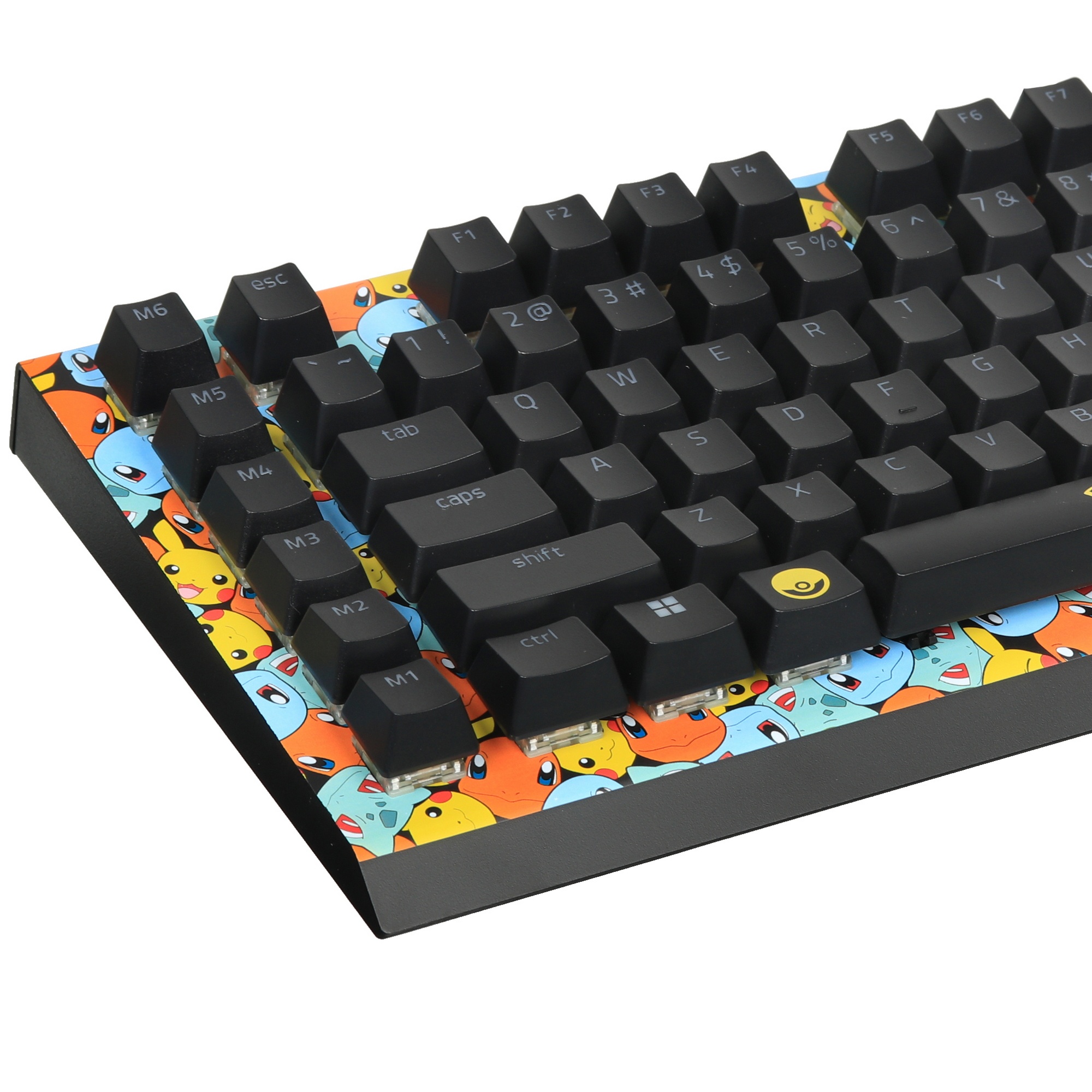 Игровая клавиатура Razer BlackWidow V4 X (Green Switch) - Pokemon Kanto Starters Ed. - US Layout/ Ra