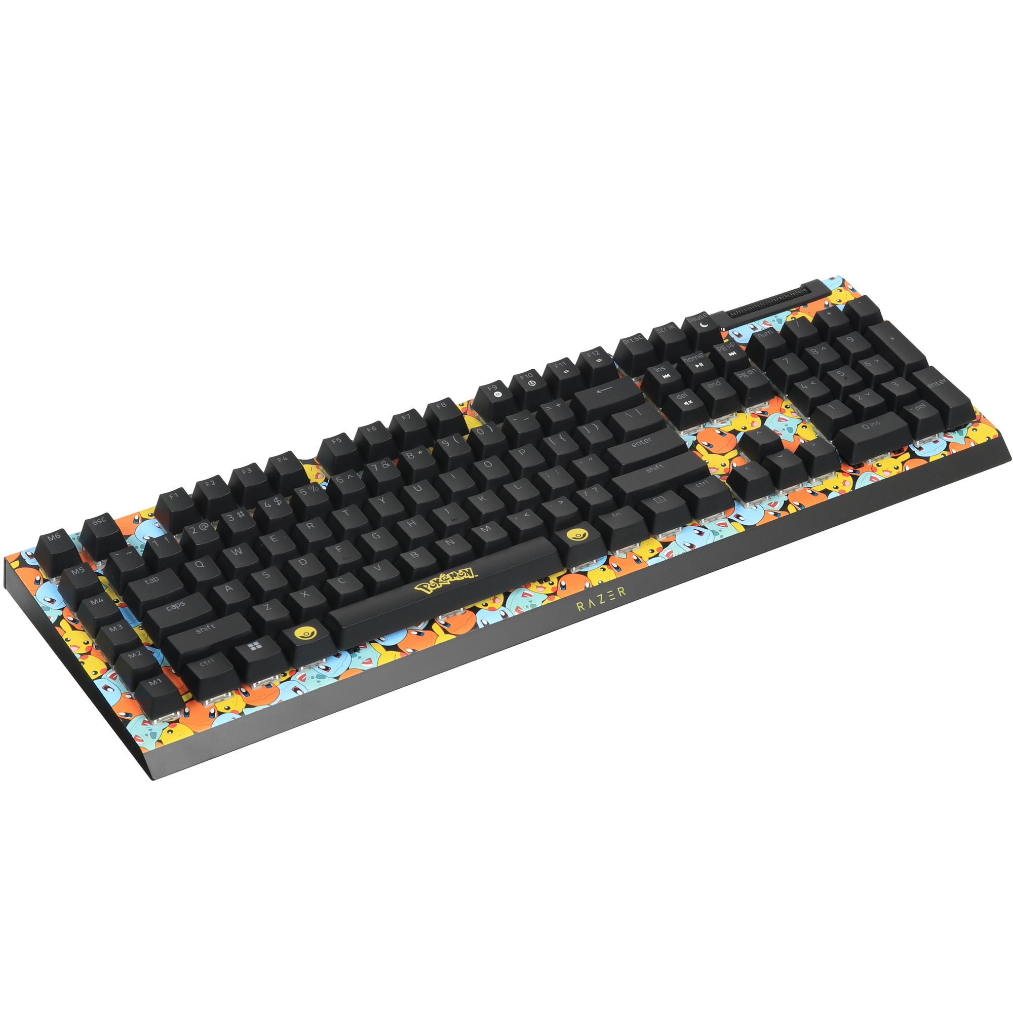 Игровая клавиатура Razer BlackWidow V4 X (Green Switch) - Pokemon Kanto Starters Ed. - US Layout/ Ra