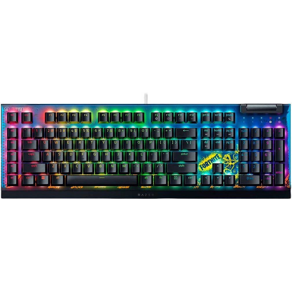 Игровая клавиатура Razer BlackWidow V4 X (Yellow Switch) - Fortnite Ed. - US Layout/ Razer BlackWido