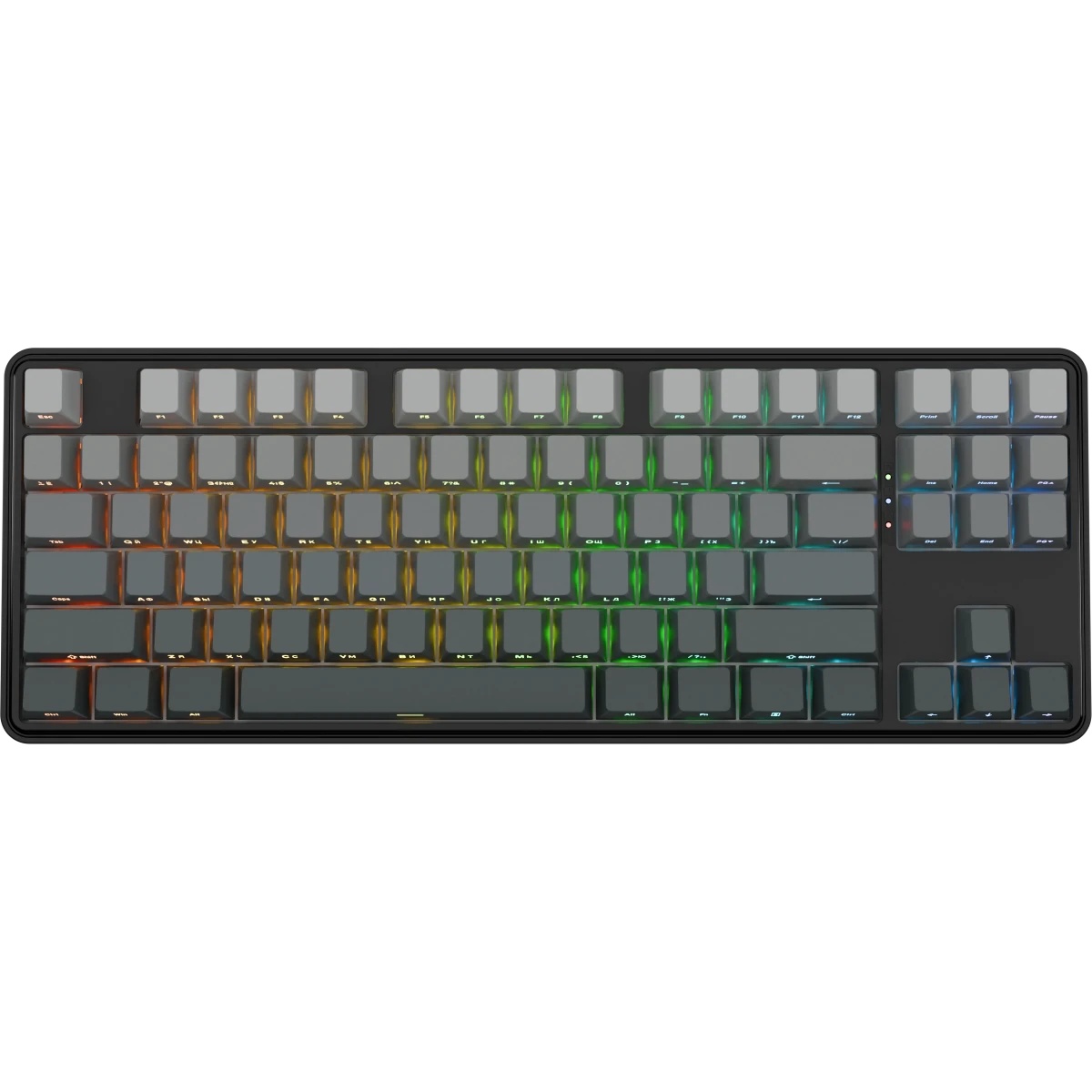 Клавиатура беспроводная DEFENDER Redragon Star Blade Pro black/grey (USB/BT, 87 клавиш) (72653)