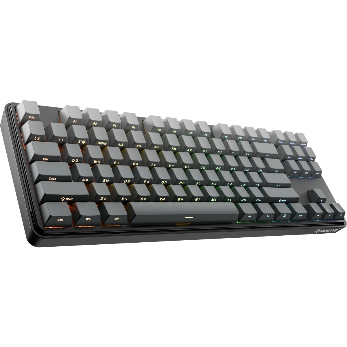 Клавиатура беспроводная DEFENDER Redragon Star Blade Pro black/grey (USB/BT, 87 клавиш) (72653)