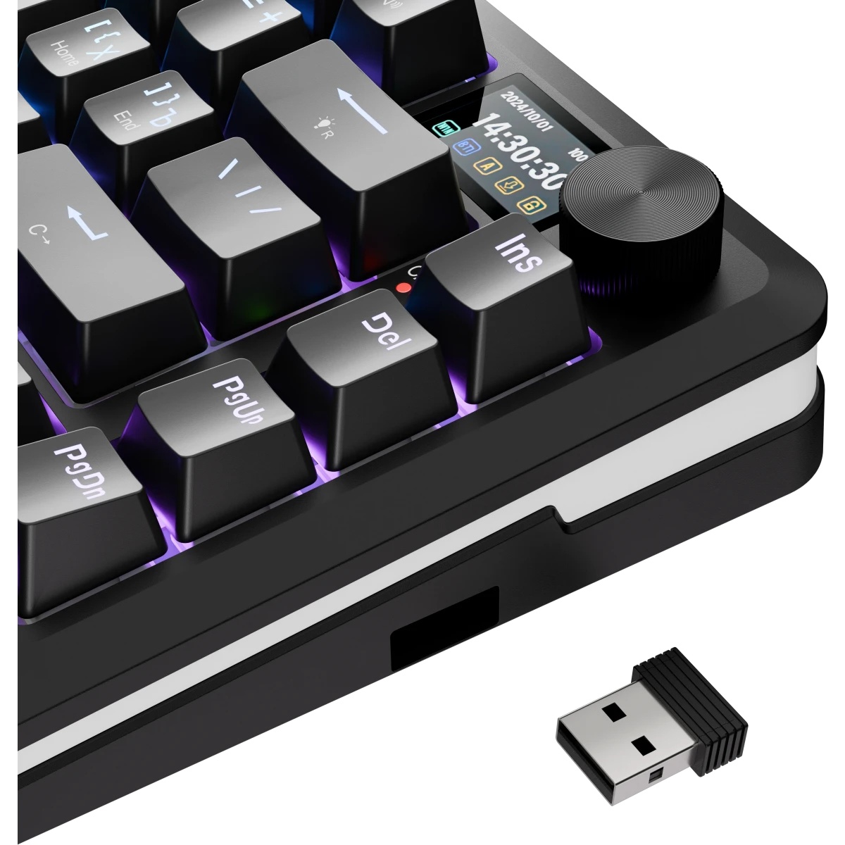 Клавиатура беспроводная DEFENDER Redragon Flekact Pro black (USB/BT, 81 клавиша) (72535)