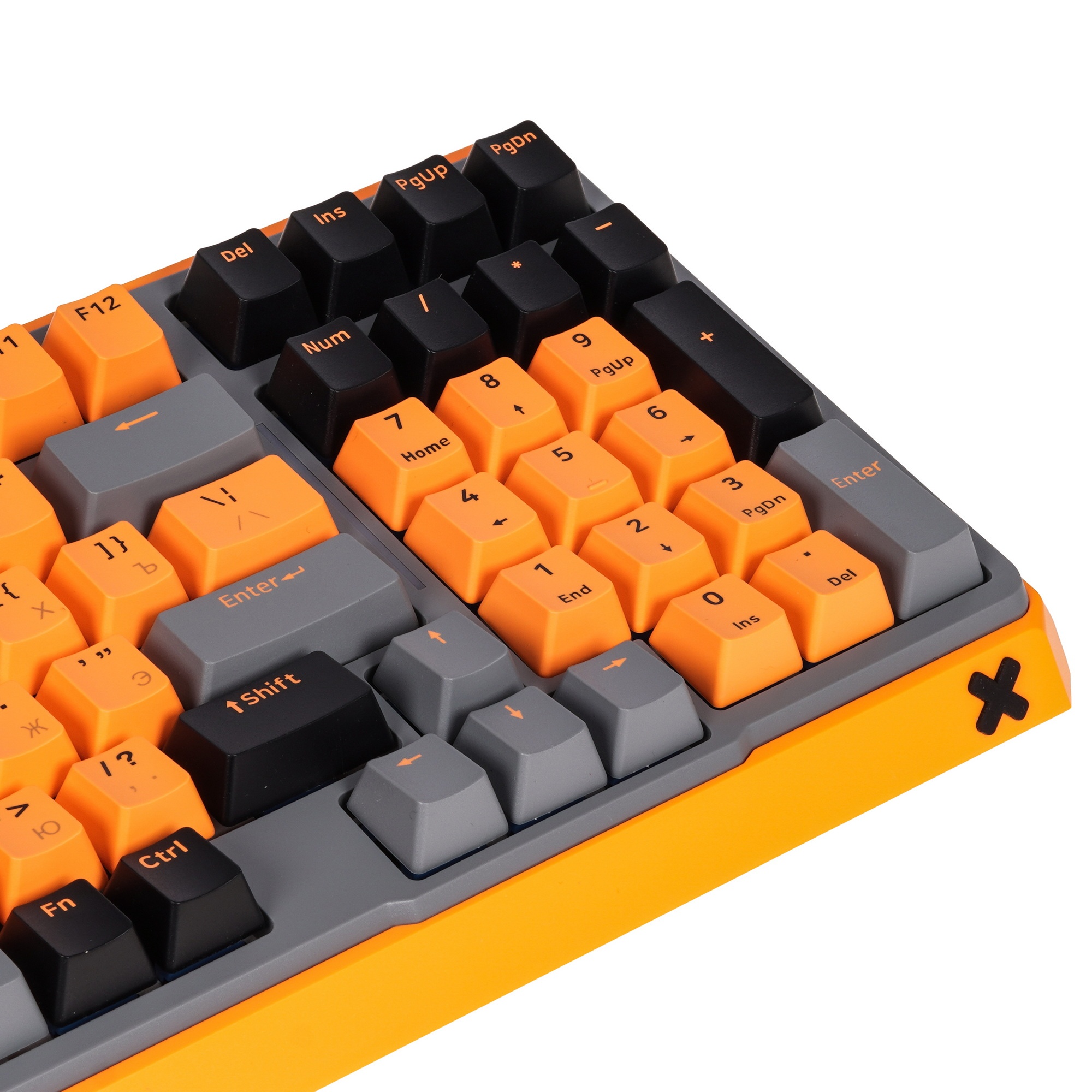 Клавиатура Rapoo ESK750-98 игровая&nbsp;механическая проводная,&nbsp;цвет&nbsp;-&nbsp;черный/серый/оранжевый