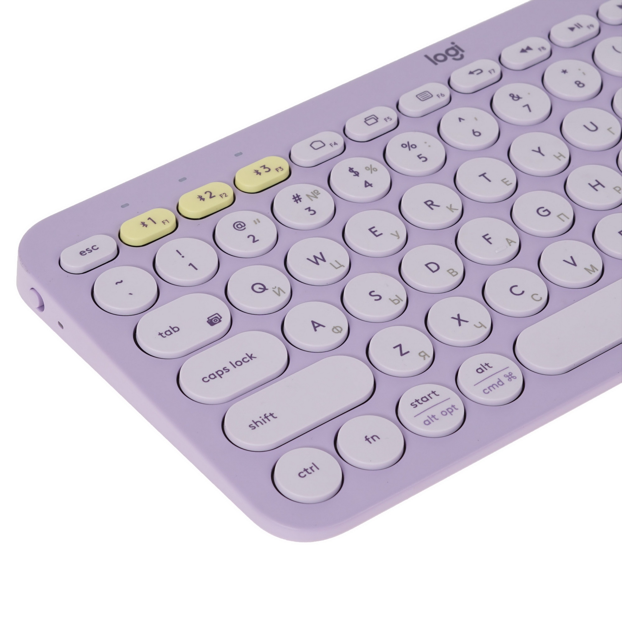 Клавиатура беспроводная Logitech K380 (920-007590) темно-серый (неоригинальная гравировка)