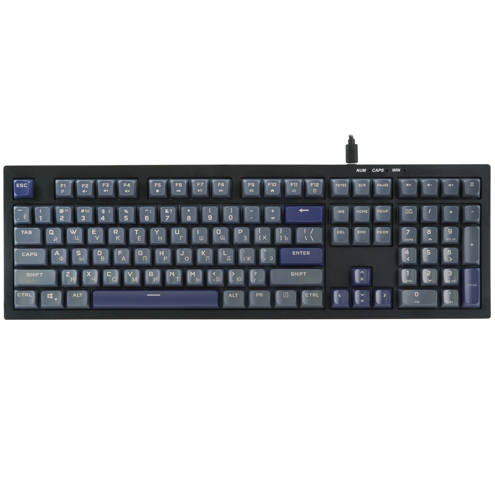 Клавиатура проводная Ritmix RKB-508BL Black