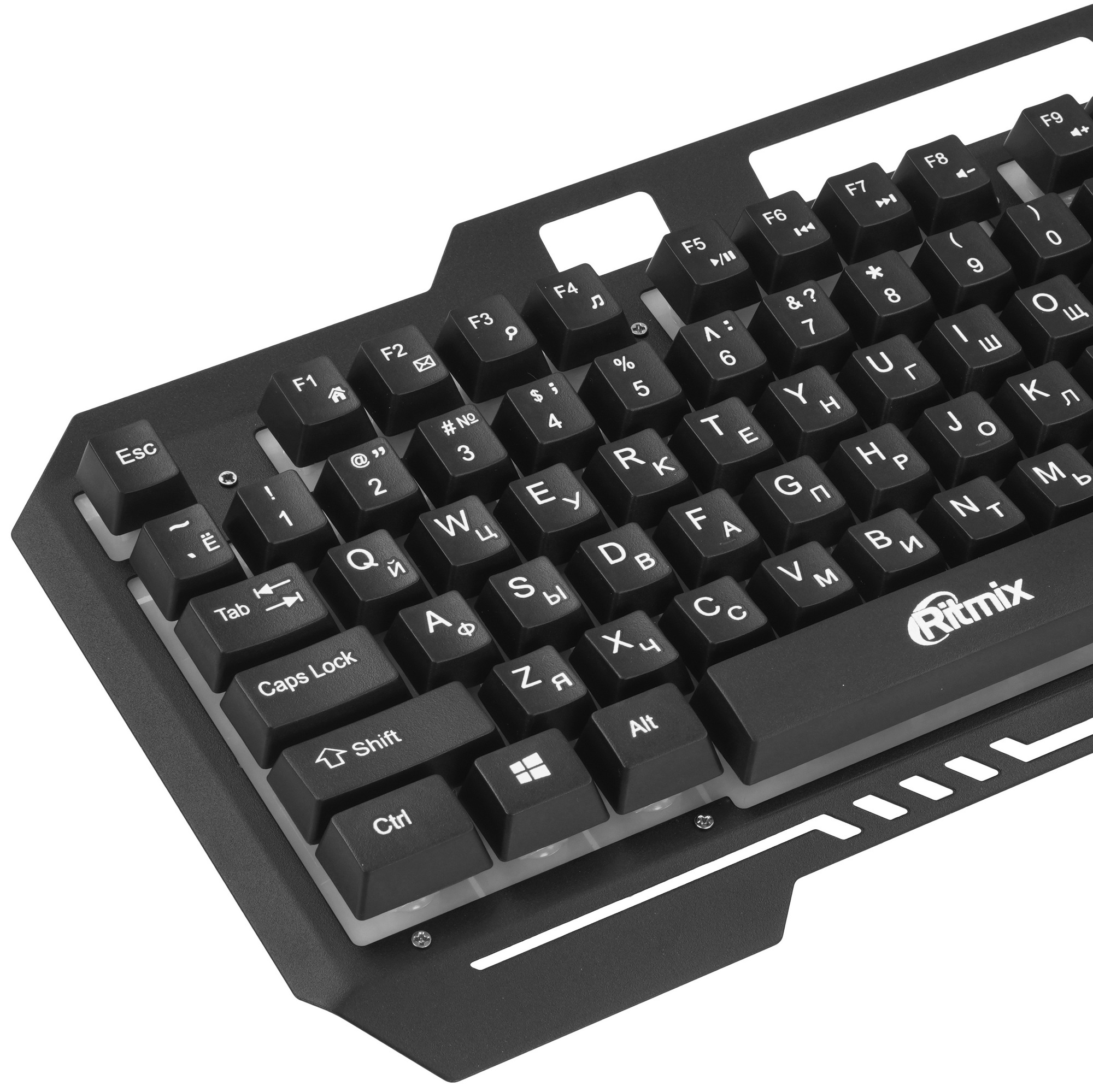 Клавиатура проводная Ritmix RKB-221BL черный