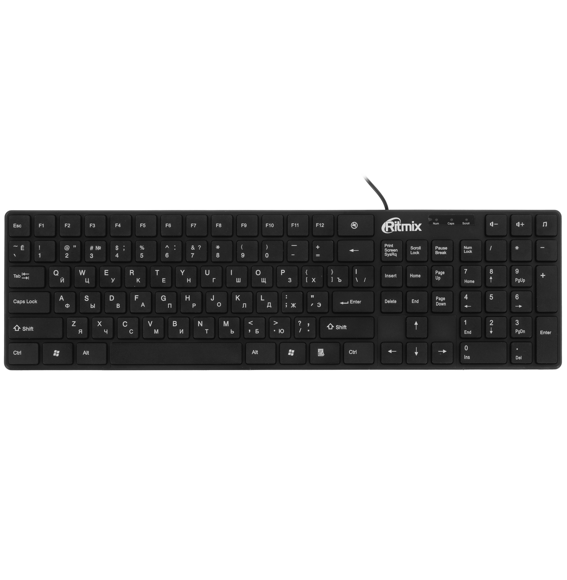Клавиатура RITMIX RKB-109 черный