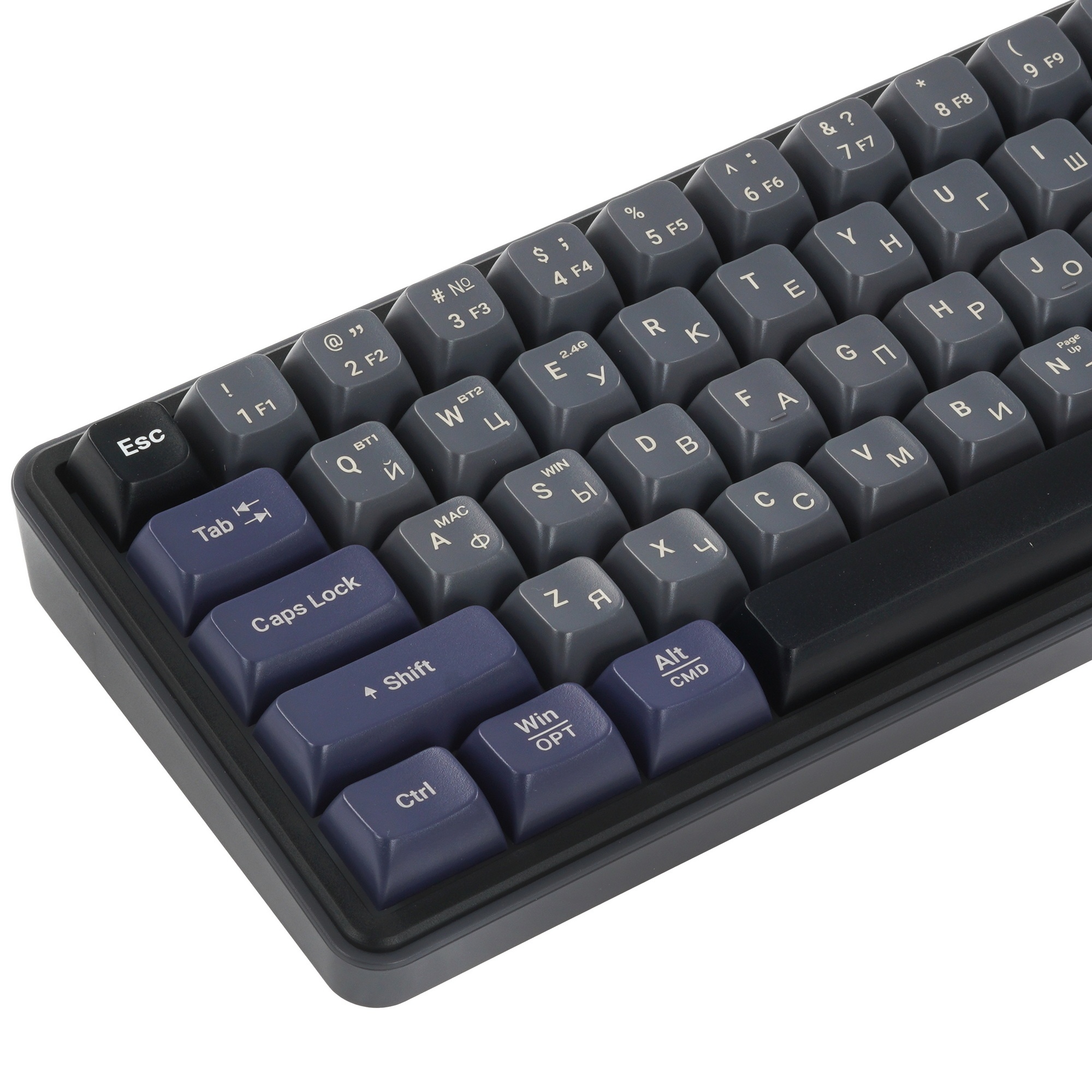 Клавиатура RITMIX RKB-868WBL Black чёрный-фиолетовый